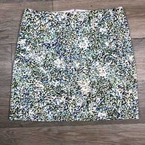 J.Crew Printed Mini Skirt